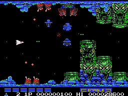 Faked Gradius 2 screenshot by: colecovision.dk, june 2014, -do not exist for ColecoVision...