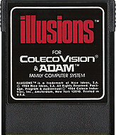 illusions Cartridge, Front © ColecoVision.dk