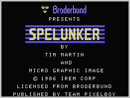 Spelunker  ColecoVision.dk