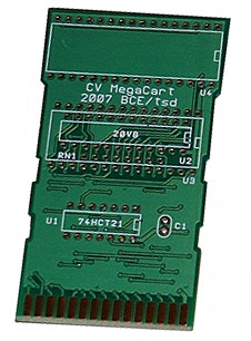 This ColecoVision MegaCart was produced by Eduardo Mello's regulations.
